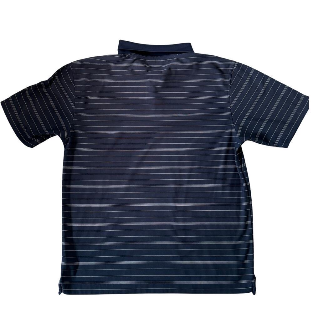 Nike Golf Fit Dry Navy Polo Top Athletic Golf Shirt Men's SZ M - Picture 2 of 7